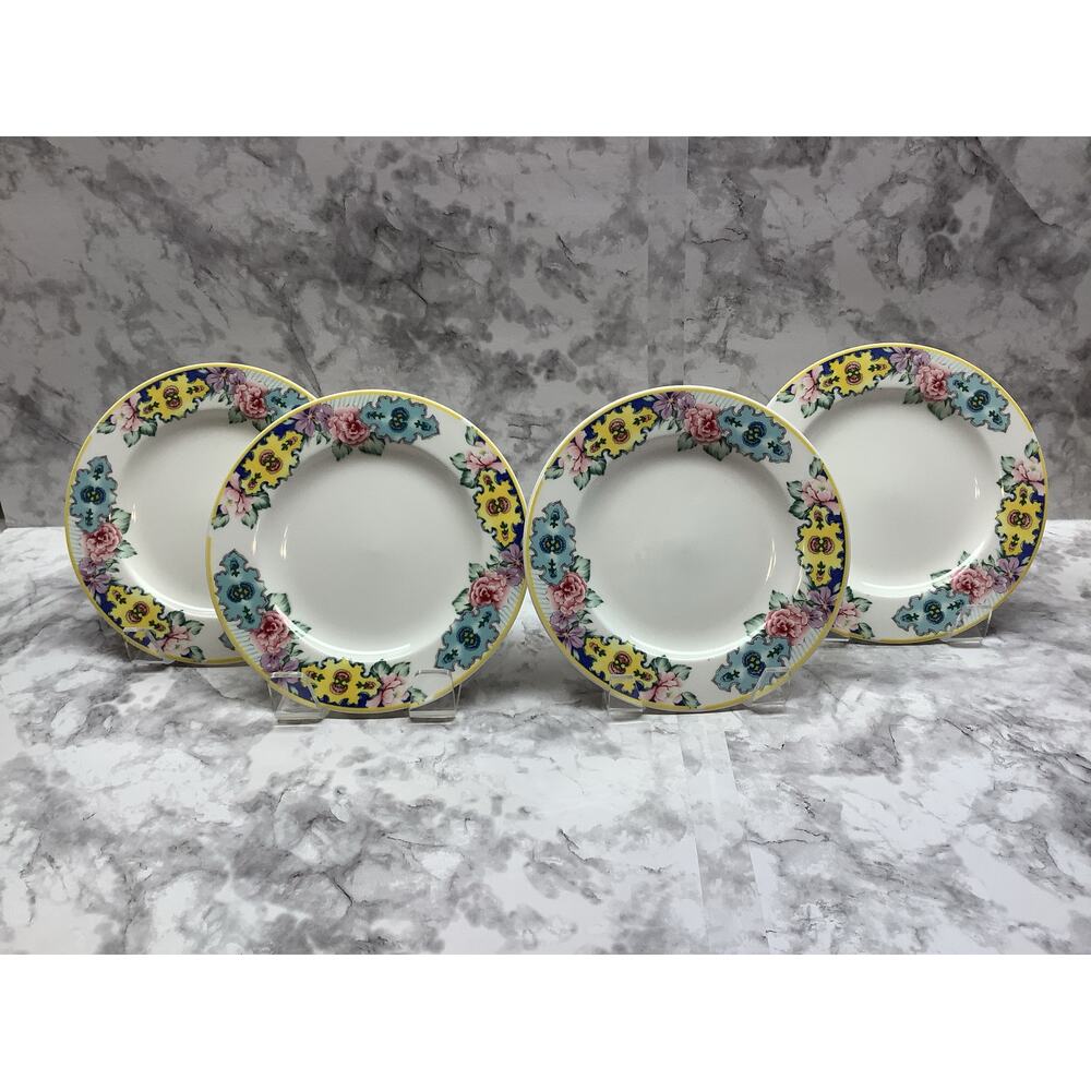 Pfaltzgraff Madelaine Set of 4 Bread and Butter Plates - 6.5" Plates -Bone China